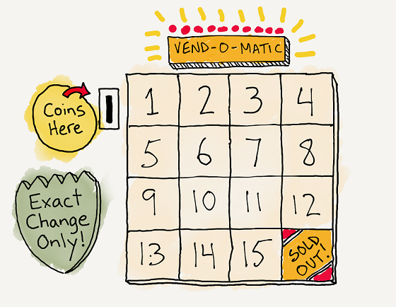 Vend-o-matic diagram