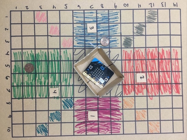 Close-up of game tokens