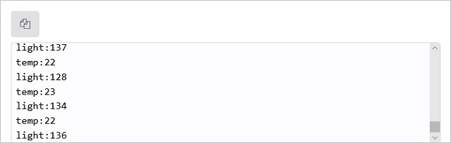 Two values in console output